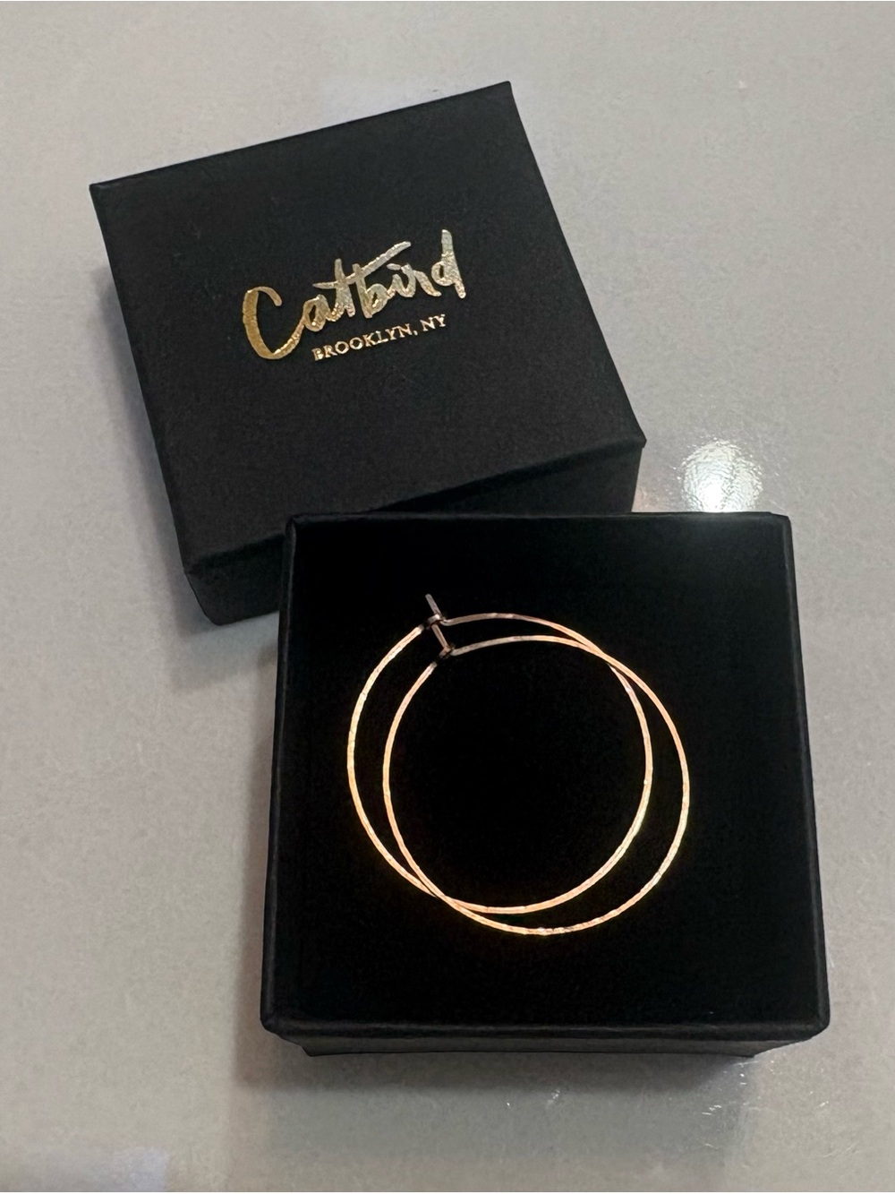 Catbird 14k Gold Big Hoop Dream Earrings